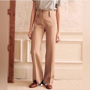 Sezane Yves Trousers Camel. - Size 36